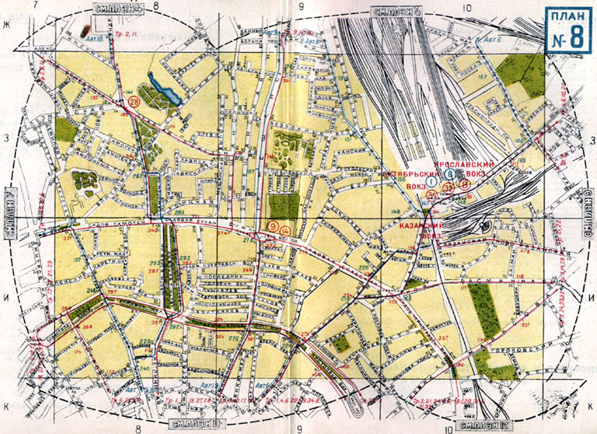План-8.
По периметру работают ссылки на соседние планы.